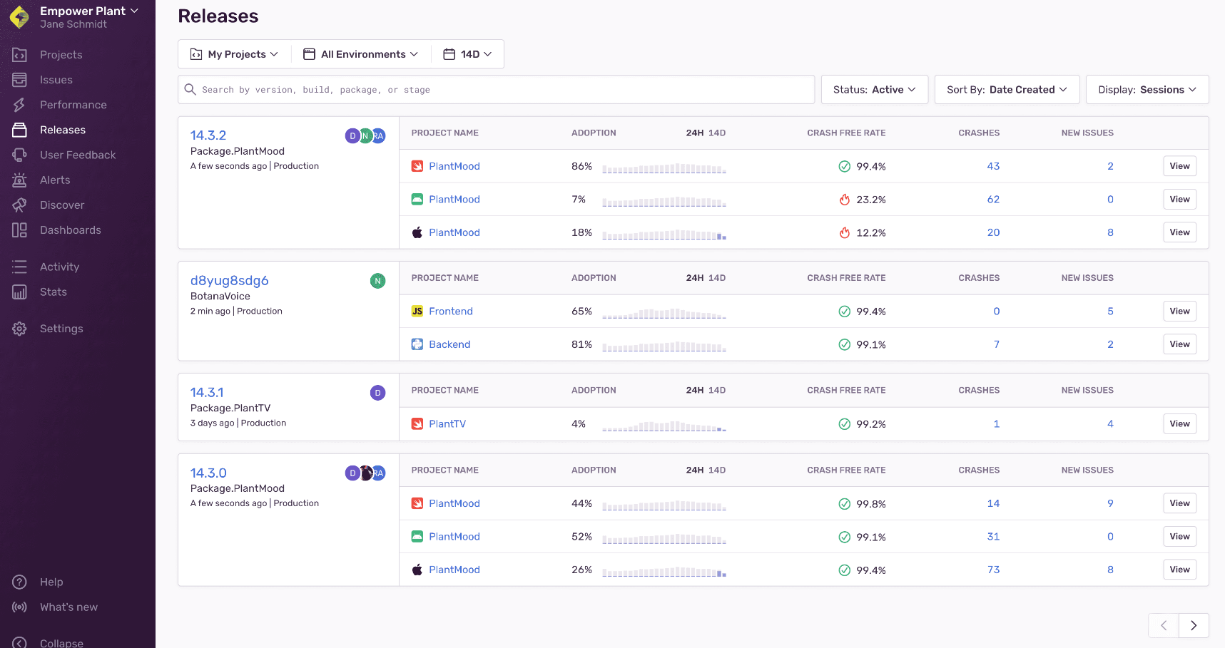 < 릴리즈 관리 >